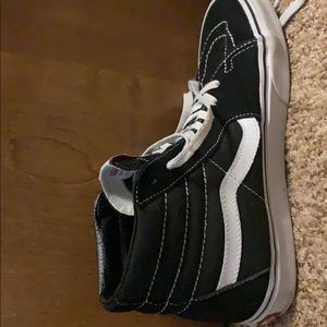 Black high top vans